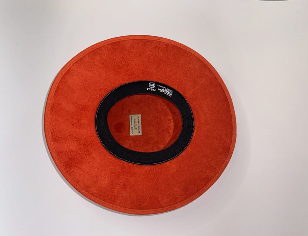 Orange Suede Hat – Tulum-Inspired Charm - Image 5